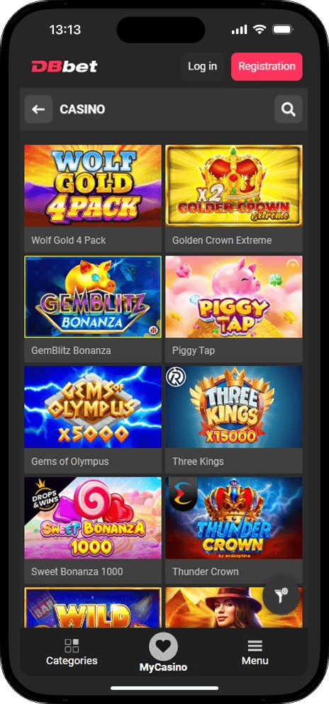 DBbet casino oyunu slots